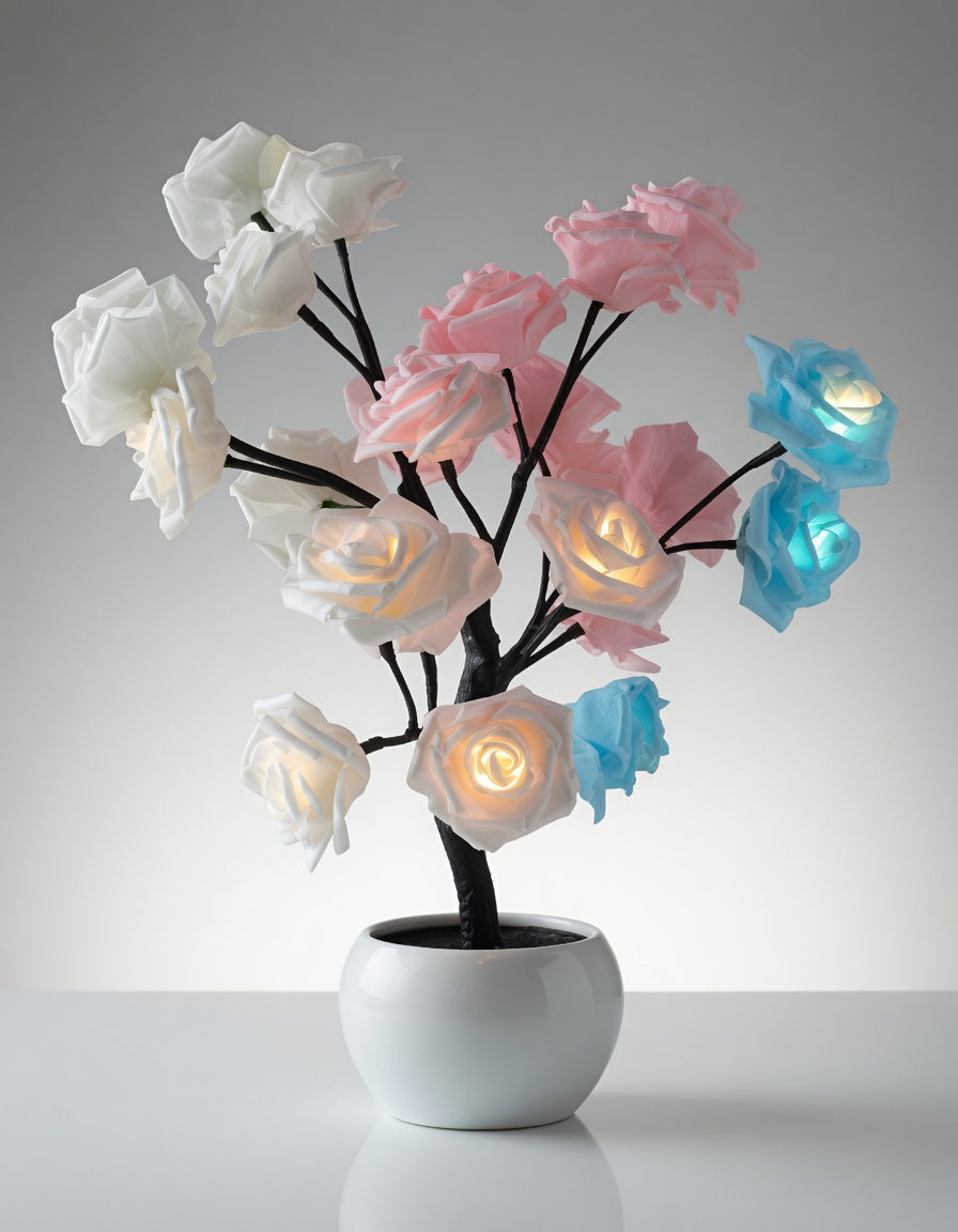 LED Rose Tree Lamp